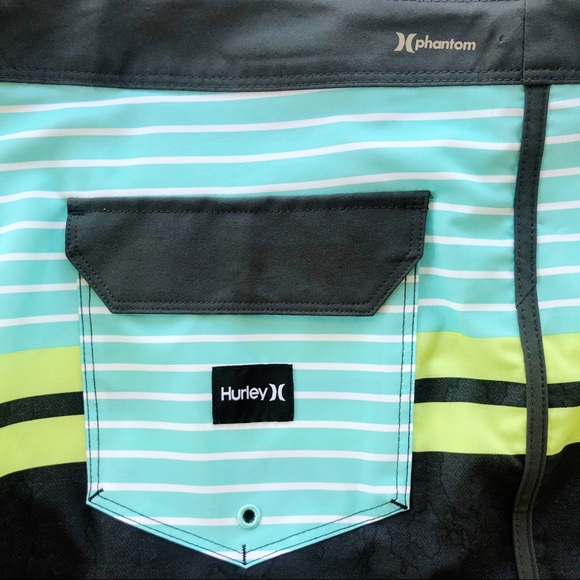 [Hurley] NWT phantom aloha stripe board shorts - Picture 3 of 7